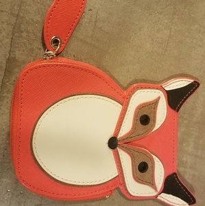 Kate Spade fox coin purse,  brand new